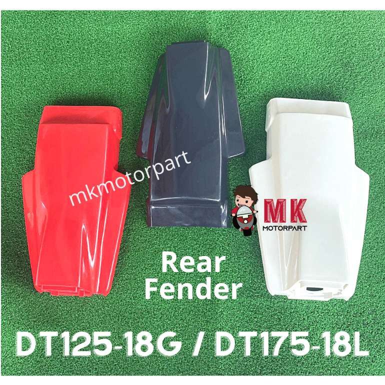 Yamaha DT125 18G / DT175 18L ฝาครอบบังโคลนด้านหลัง / MUDGUARD Belakang