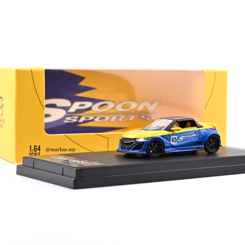 (NOT SEALED) TIME MICRO 1/64 HONDA S660 SPOON LIVERY DUCKTAIL