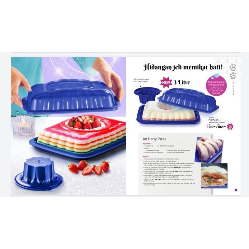 Tupperware Jel Party 3L