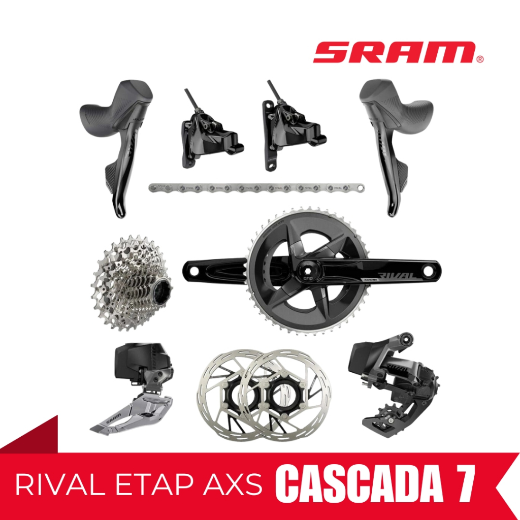 Sram Rival Etap AXS 12spd Groupset / สําหรับจักรยานเสือหมอบ / ดิสก์เบรก