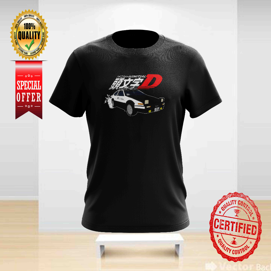 INITIAL D AE86 DESIGN 4 TSHIRT คอกลมสําหรับทั้งหมด