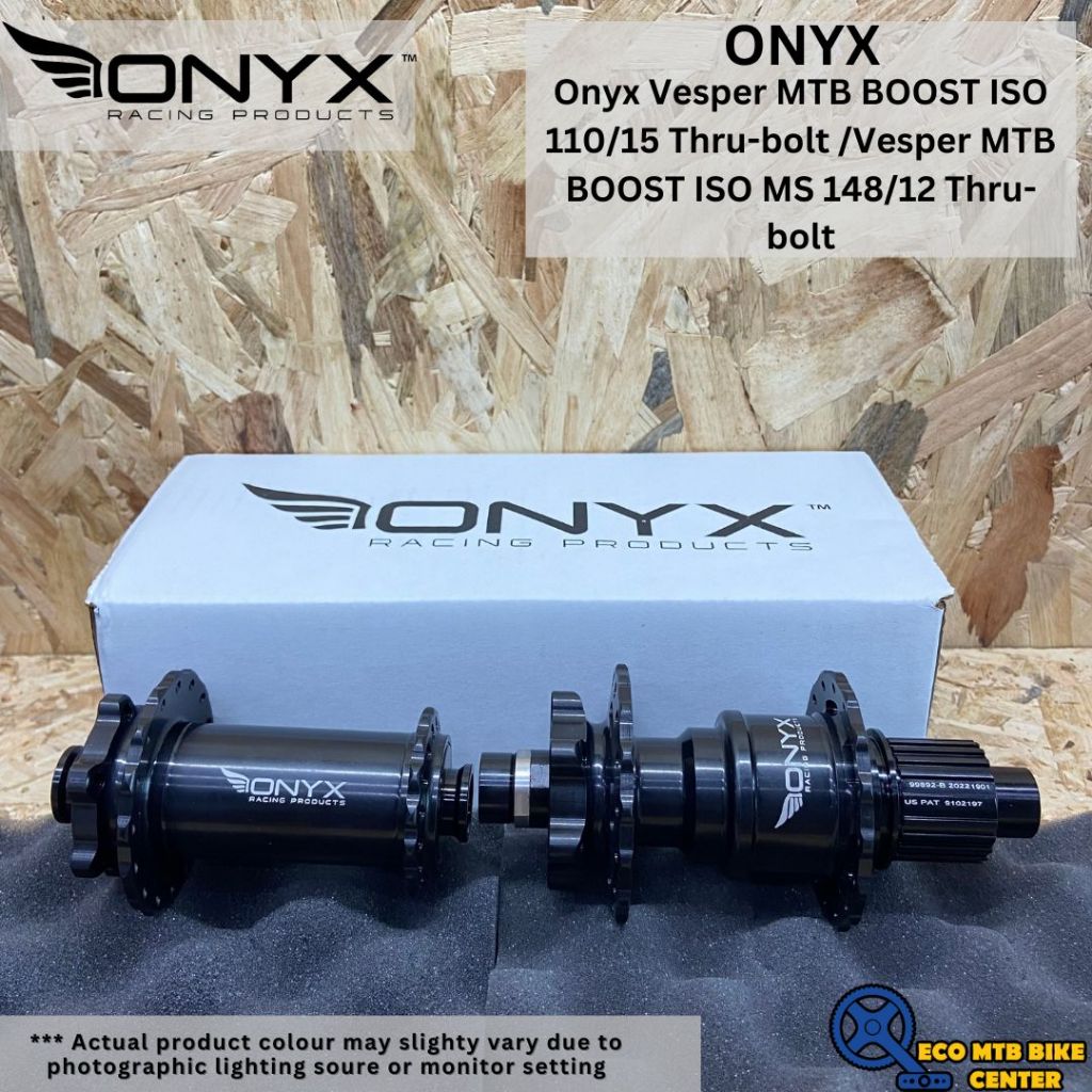 Onyx Vesper MTB HUBSET BOOST ISO 110/15 Thru-bolt & Vesper MTB BOOST ISO 148/12 Thru-bolt (ชุด) 32H