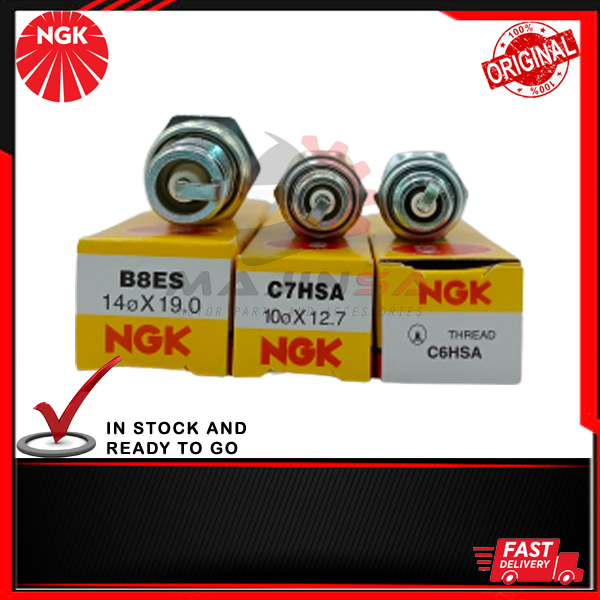 NGK SPARK PLUG B8ES C6HSA C7HSA CPR8EA-9 PALLAM PENCUCUH SUTIABLE สําหรับ 125ZR EX5 LC135