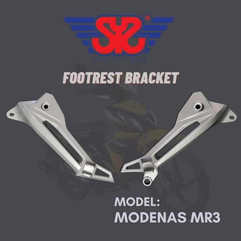 SYS MODENAS MR3 ตีนเป็ดด้านหลังขายึดขวา / KIRI KANAN / 1 ชุด SYS