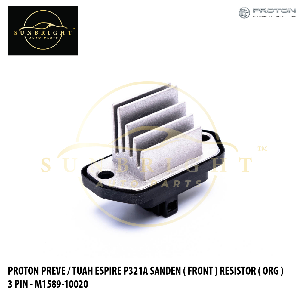 PROTON PREVE / TUAH ESPIRE P321A SANDEN ( FRONT ) RESISTOR ( ORG ) 3 PIN - M1589-10020
