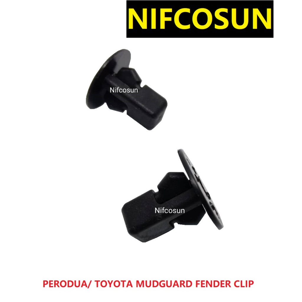 คลิปบังโคลน PERODUA MYVI, VIVA/ TOYOTA CAR MUDGUARD