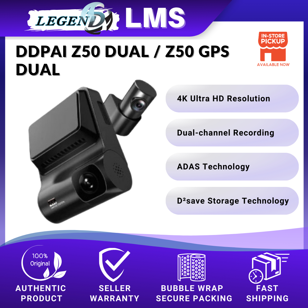 DDPAI Z50 Dash Cam ADAS GPS Dual
