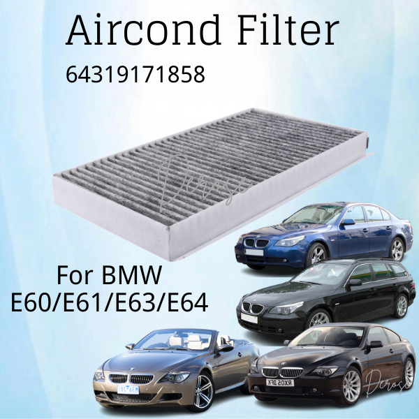 BMW E60 E61 E63 E64 กรองแอร์ 64319171858