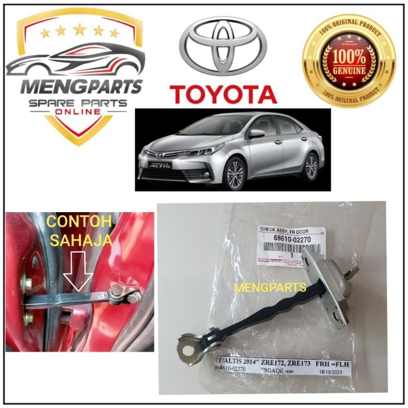 TOYOTA ALTIS ZRE172 ,ZRE173 ประตูหน้า CHECK 68610-02270