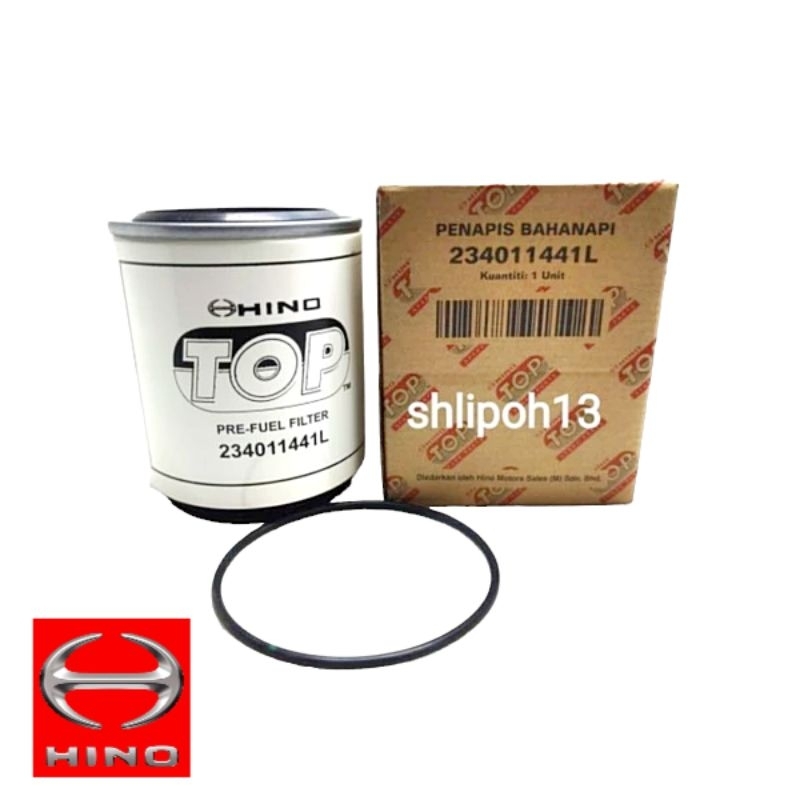 Hino J08C-T/H07D/K13D/RK1J/AK1J/GH1J/SG1J Pre-Feel/Diesel Filter 23401-1441/FT-2249(NITCO) & ฝาครอบก
