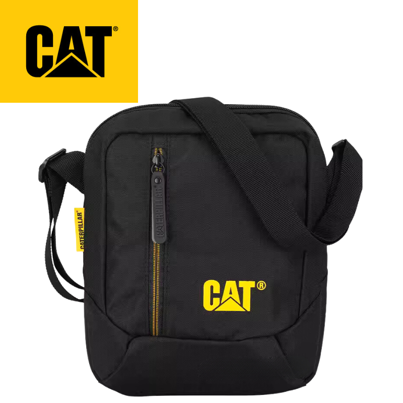 Caterpillar กระเป๋าสะพายไหล่ สีดํา สําหรับผู้ชาย CAT-83614