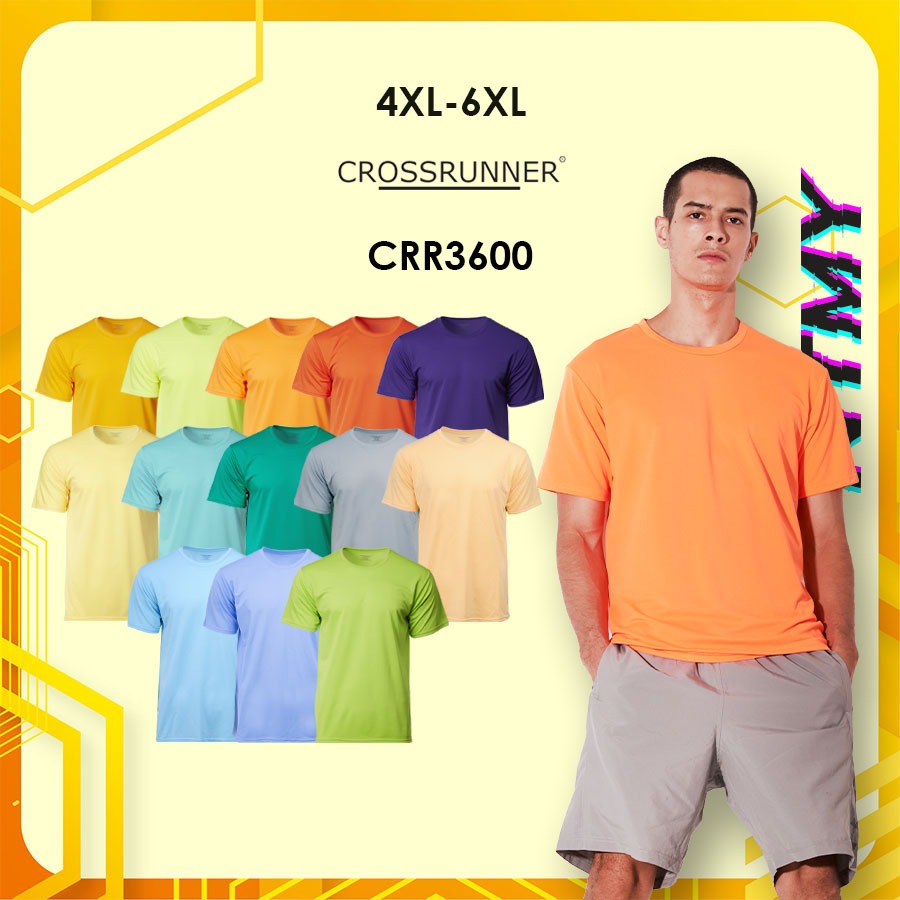 NTMY Crossrunner Performance Tee Unisex ผู้ใหญ่ Plus ขนาดกีฬา Activewear รอบคอธรรมดา Jersey เสื้อยืด