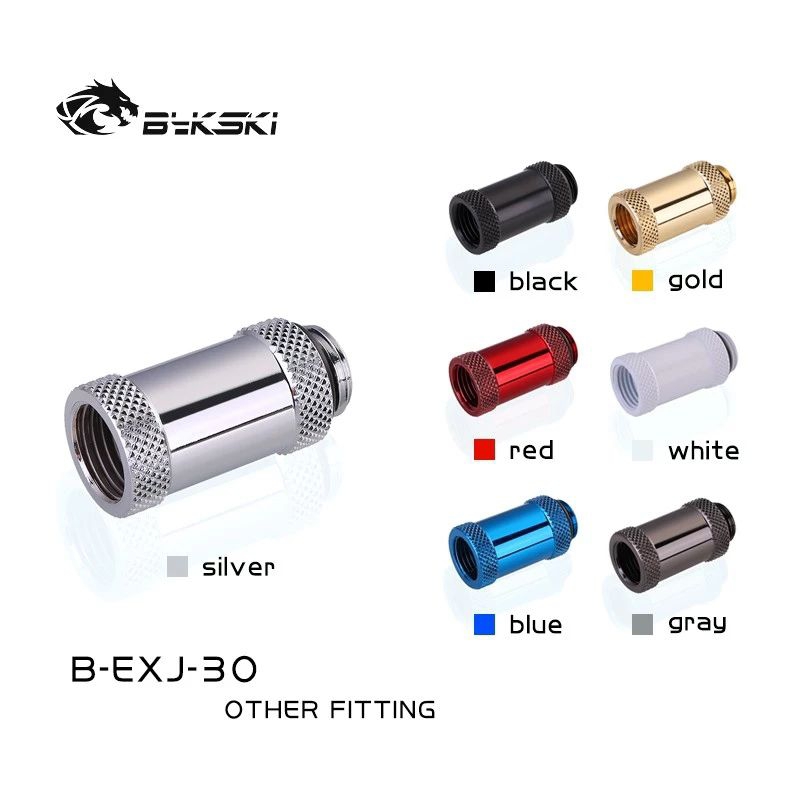 Bykski B-EXJ-30 G1/4 Extension 30mm ทองเหลืองสําหรับ Custom WaterCooling Pc