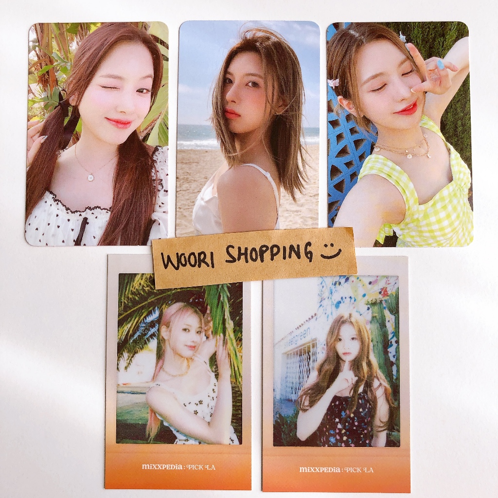NMIXX 1st Photobook MIXXPEDIA : PICK LA Official POB Photocard Sullyoon Jinni Jini Jiwoo