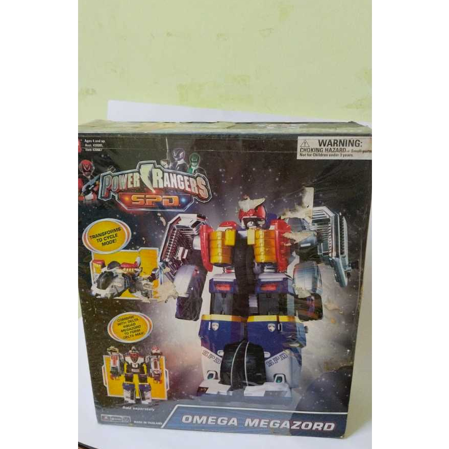 BANDAI Power Rangers SPD DX: Delta Squad Megazord & Megazord (ผสมผสานและเปลี่ยนได้)