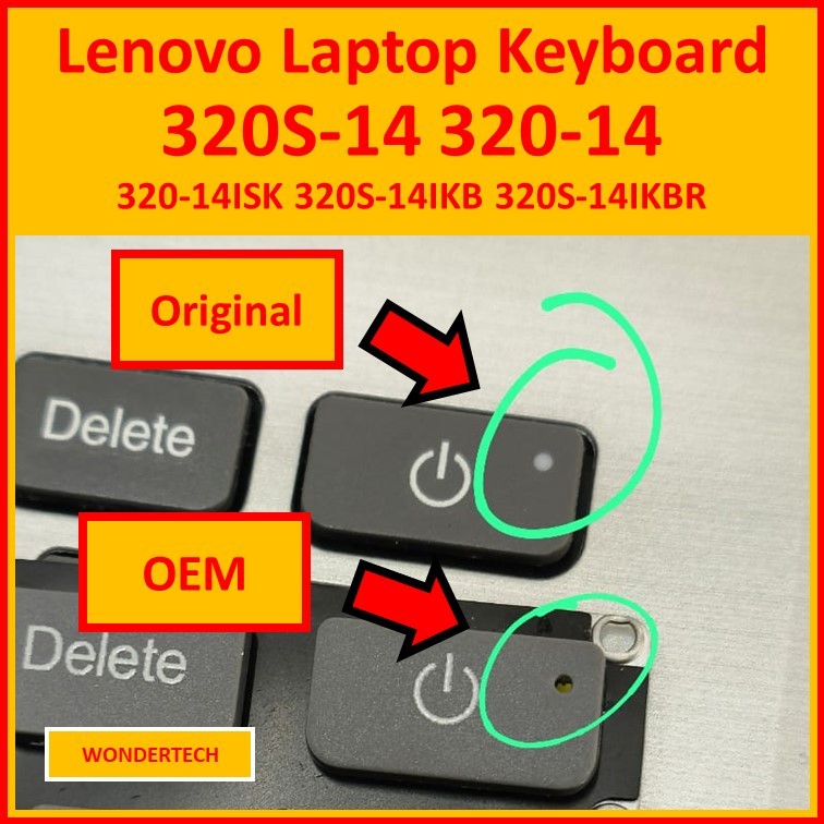 ใหม่ คีย์บอร์ดแล็ปท็อป สําหรับ Lenovo ideapad 3 14ADA05 320S-14 320-14 320-14ISK 320S-14IKB 320S-14IKBR