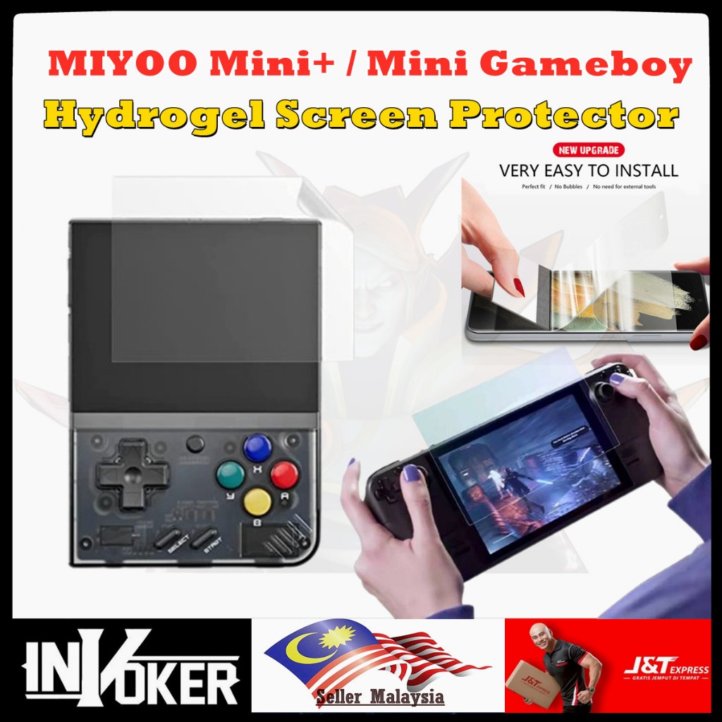 MIYOO A30 / MIYOO Mini+ / MINI V2 Retro / Retro Mini Gameboy เกมคอนโซล / ตัวป้องกันหน้าจอไฮโดรเจล / 