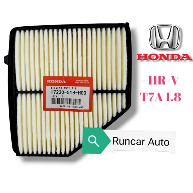 Honda HR-V T7A 1.8 2015-2019 HRV เครื่องยนต์กรองอากาศ Penapis Udara Enjin 17220-51B-000/H00/H01