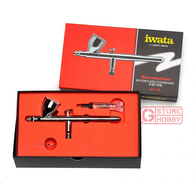 Iwata Revolution HP-CR Gravity Feed Dual Action Airbrush