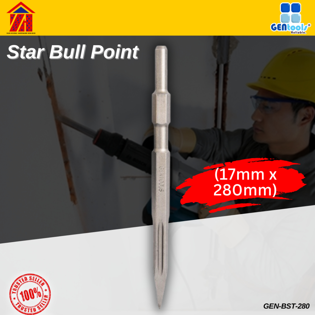 GENtools Star Bull Point (17mm x 280mm) GEN-BST-280