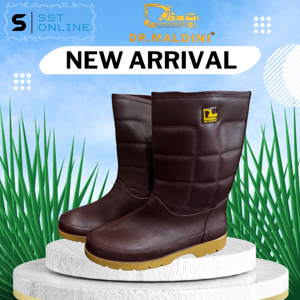 [SST Online] Dr.Maldini Men Long Rain Rubber Boot | Dr.Maldini Men Long Hujan But Getah TS 38