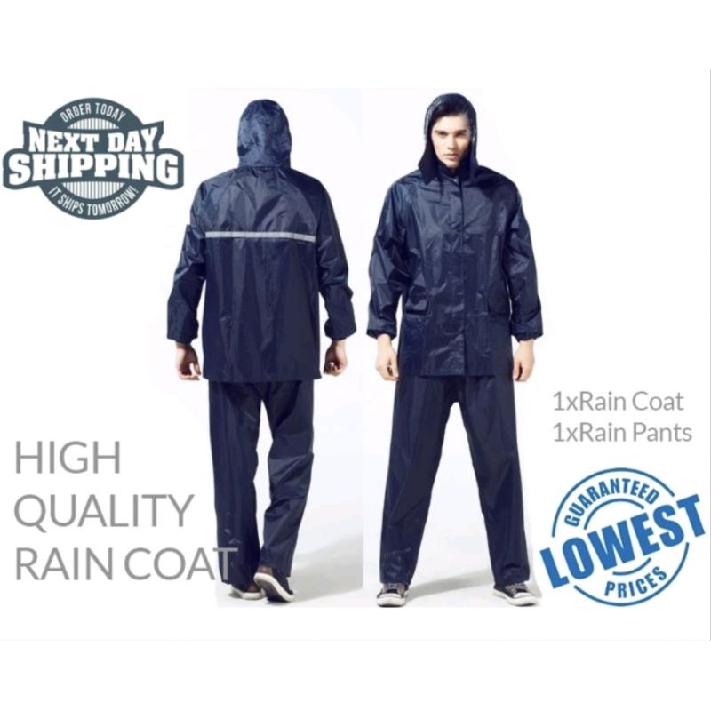 BAJU HUJAN MOTORSIKAL 308 ชุดเสื้อโค้ทกันฝน BAJU HUJAN SELUAR ฟรีไซส์