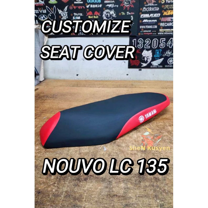 Yamaha Nouvo LC 135 Seat Cover Nouvo Lc 135 Cover Nouvo Lc Sarung Seat Nouvo Lc 135 Seat Nouvo Lc 13