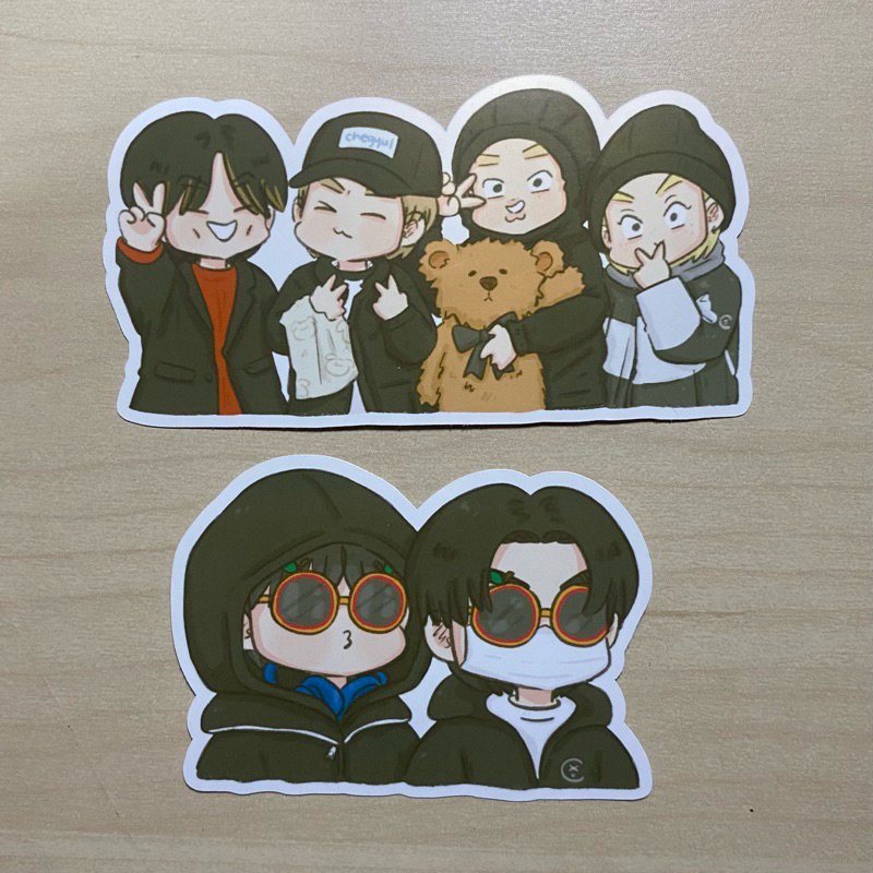 Stray Kids SKZ CODE Jeju Minsung Fanart Sticker โดย chegyul