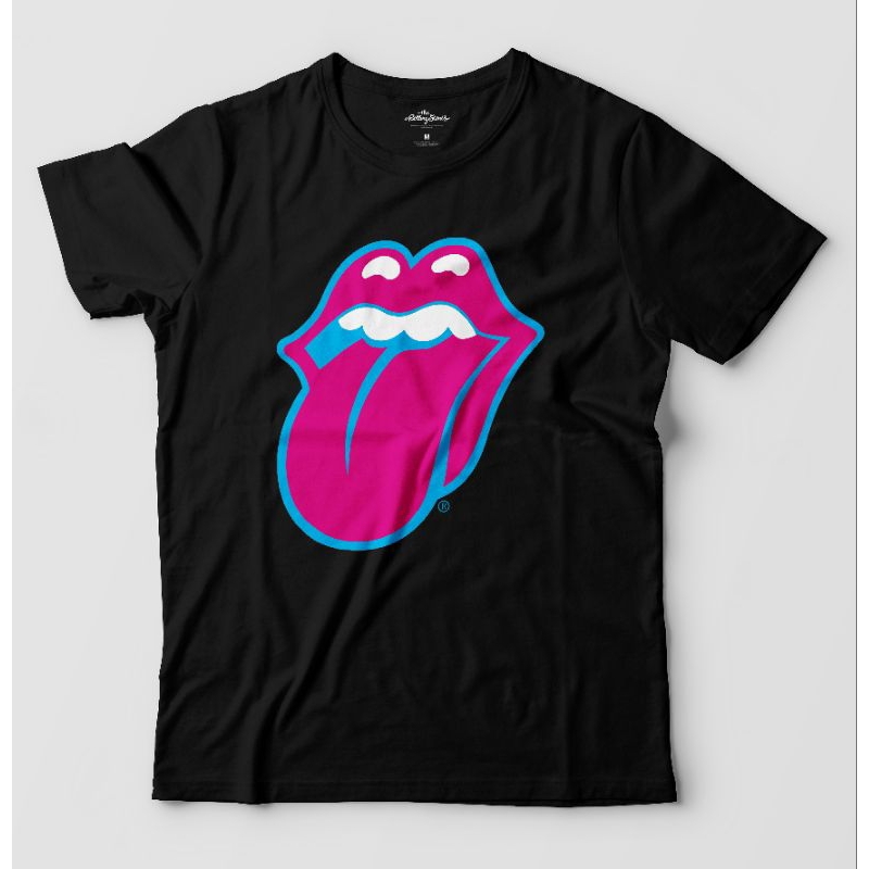 เสื้อยืด พิมพ์ลายวง The Rolling Stones Merch baju rock lelaki สไตล์อินเทรนด์
