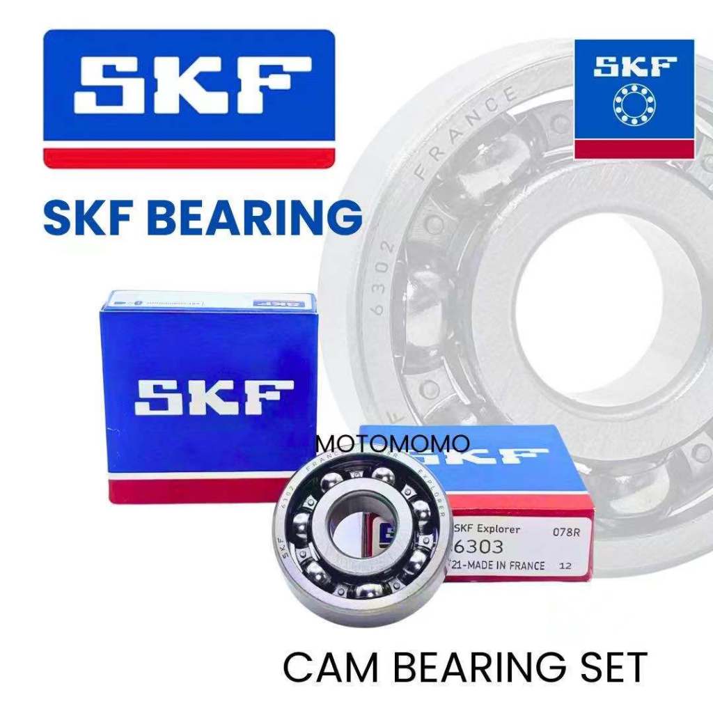 SKF CAM BEARING CAM SHAFT BEARING SET SUZUKI SHOGUN125 SMASH NEW CAM BEARING SKF