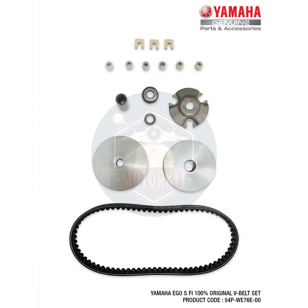 YAMAHA EGO S FI EGOS FI VBELT KIT SET V BELT DRIVE BET TIMING BELT 54P-WE76E-00