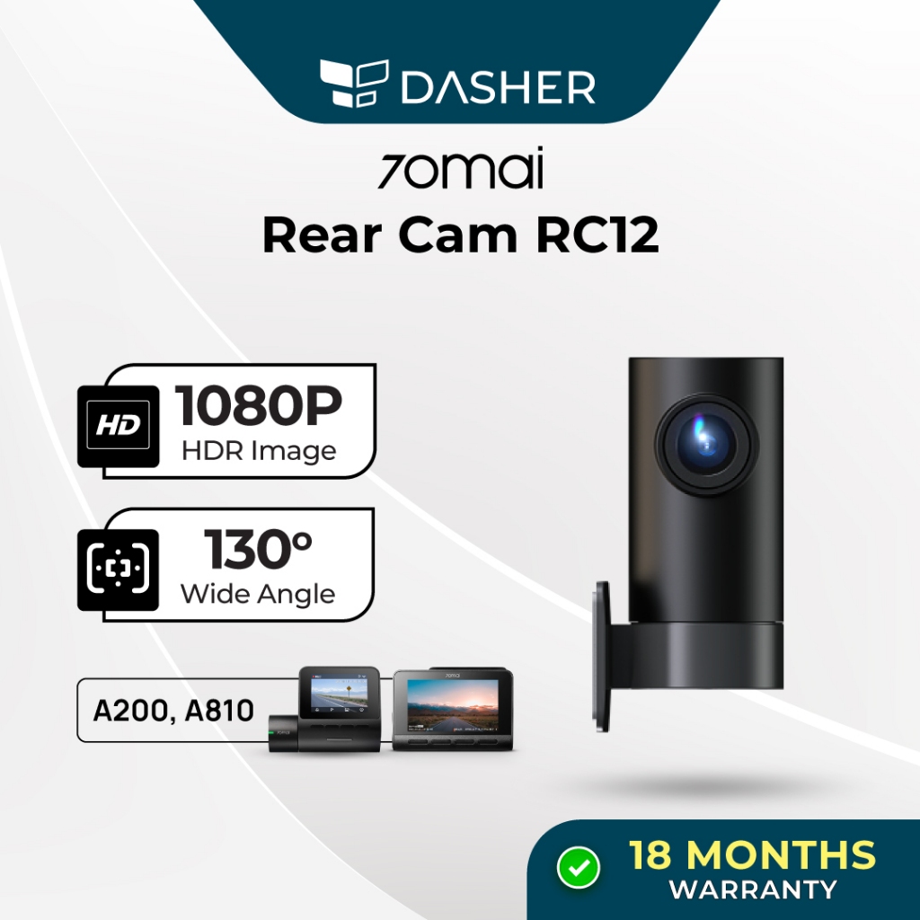 70mai กล้องหลัง RC12 1080P HDR กล้องหลังสําหรับ 70mai A810