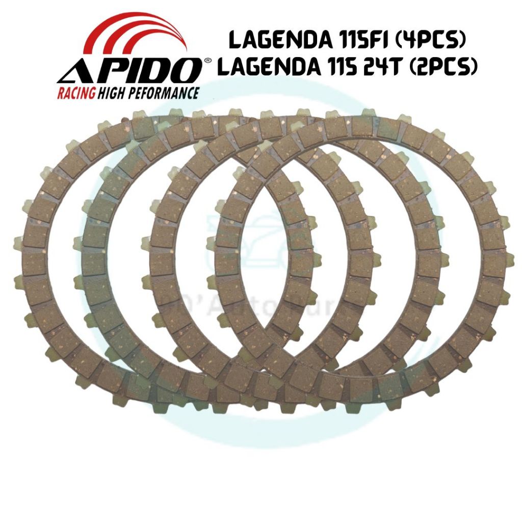 มอเตอร์ YAMAHA LAGENDA 115 FI LAGENDA 115FI SRL 115 FI SRL 115FI APIDO RACING CLUTCH PLATE CLUTCH DI