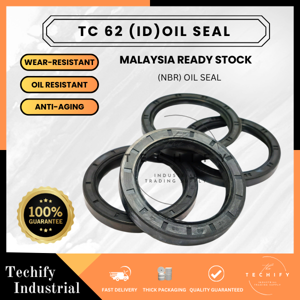 ซีลน้ํามัน NBR TC 62 (ID) (TC 62 X 85 X 12) - ซีลน้ํามัน NBR