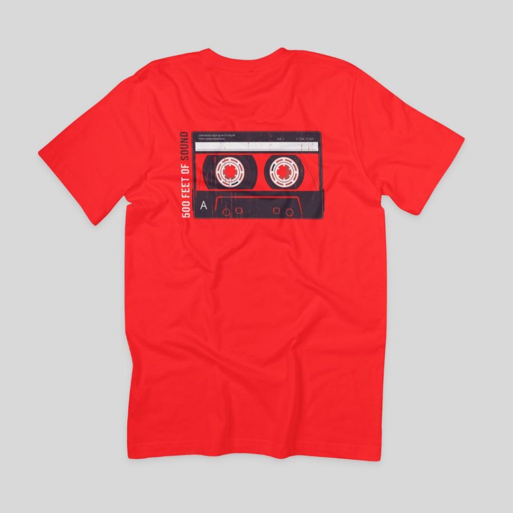 500ft OF SOUND ROUNDNECK เสื้อยืดแขนสั้น