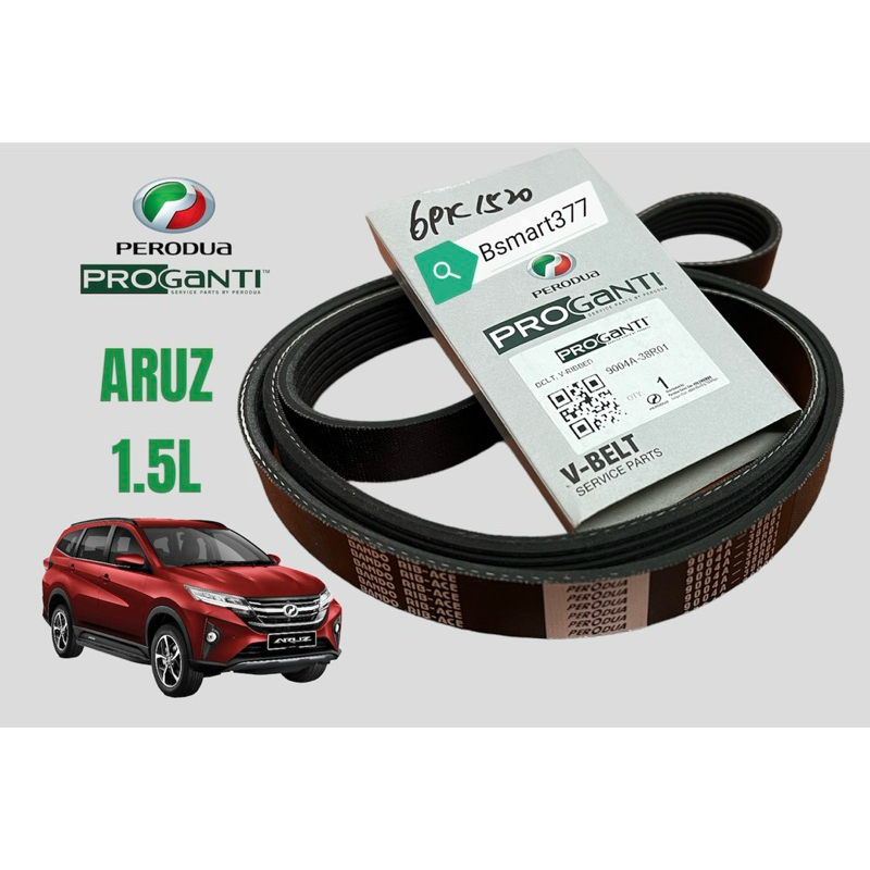 6pk1520 perodua aruz 1.5l(2017-2023)/toyota rush/avanza proganti เข็มขัดพัดลม/เข็มขัด v/enjin เข็มขั
