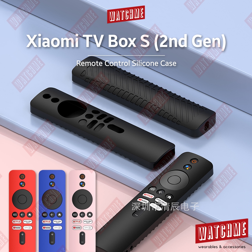 Xiaomi TV box s (2nd gen) เคสฝาครอบรีโมทคอนโทรล, ตัวควบคุมทีวีซิลิโคน Protect Casing (mi box s secon