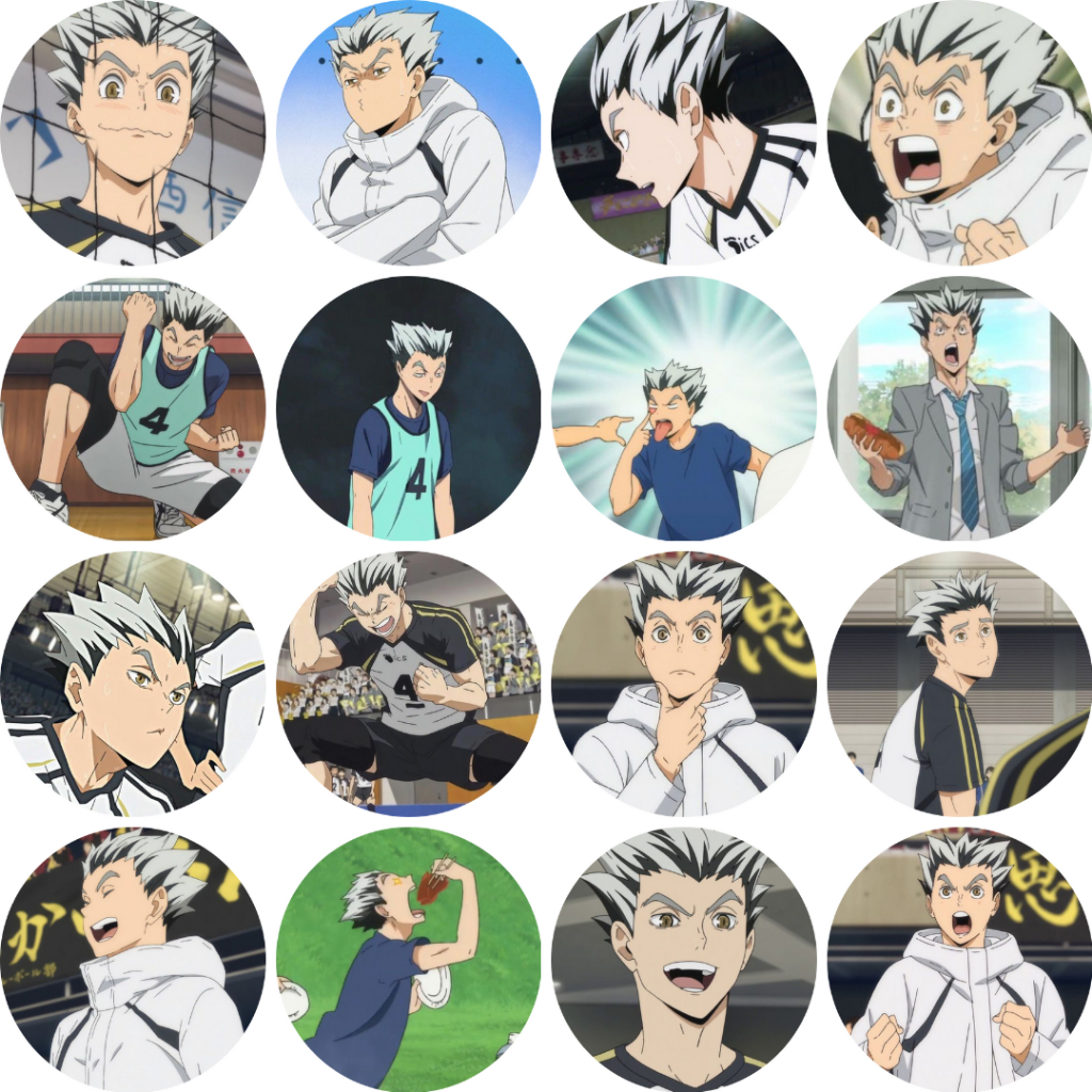 Haikyuu Kotaro Bokuto Button Badge 58mm
