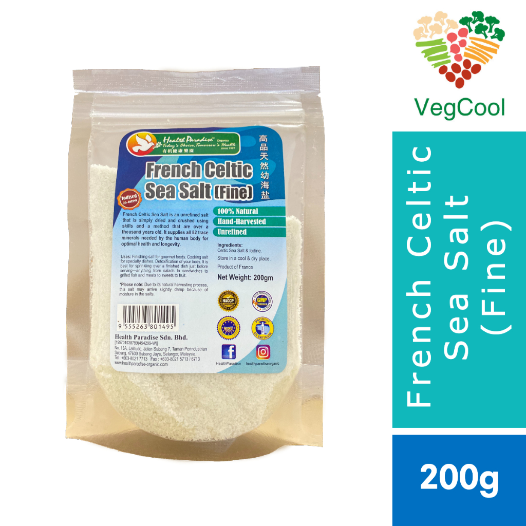 SEA SALT - FRENCH CELTIC (FINE)- 200GM พื้นเมืองธรรมชาติ