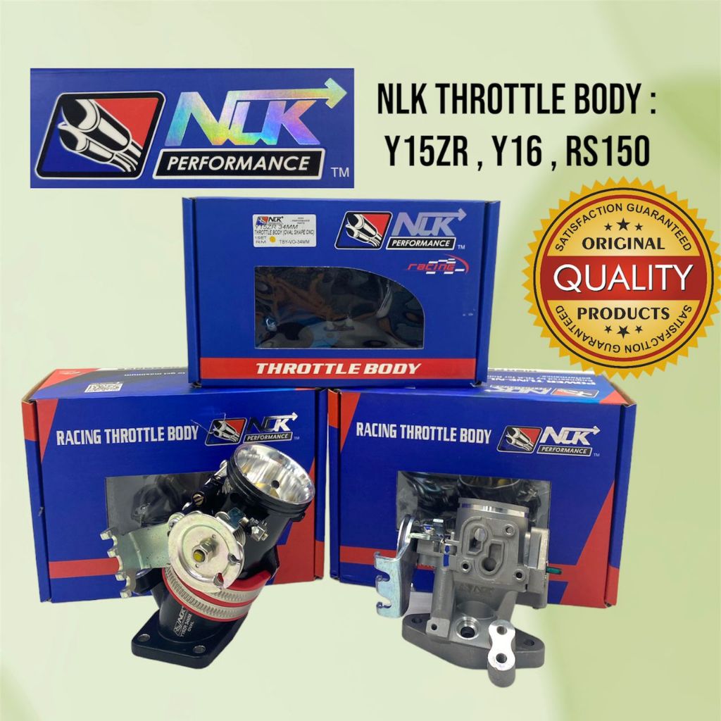 NLK THROTTLE BODY Y15ZR, Y16, RS150 NLK PERFORMANCE