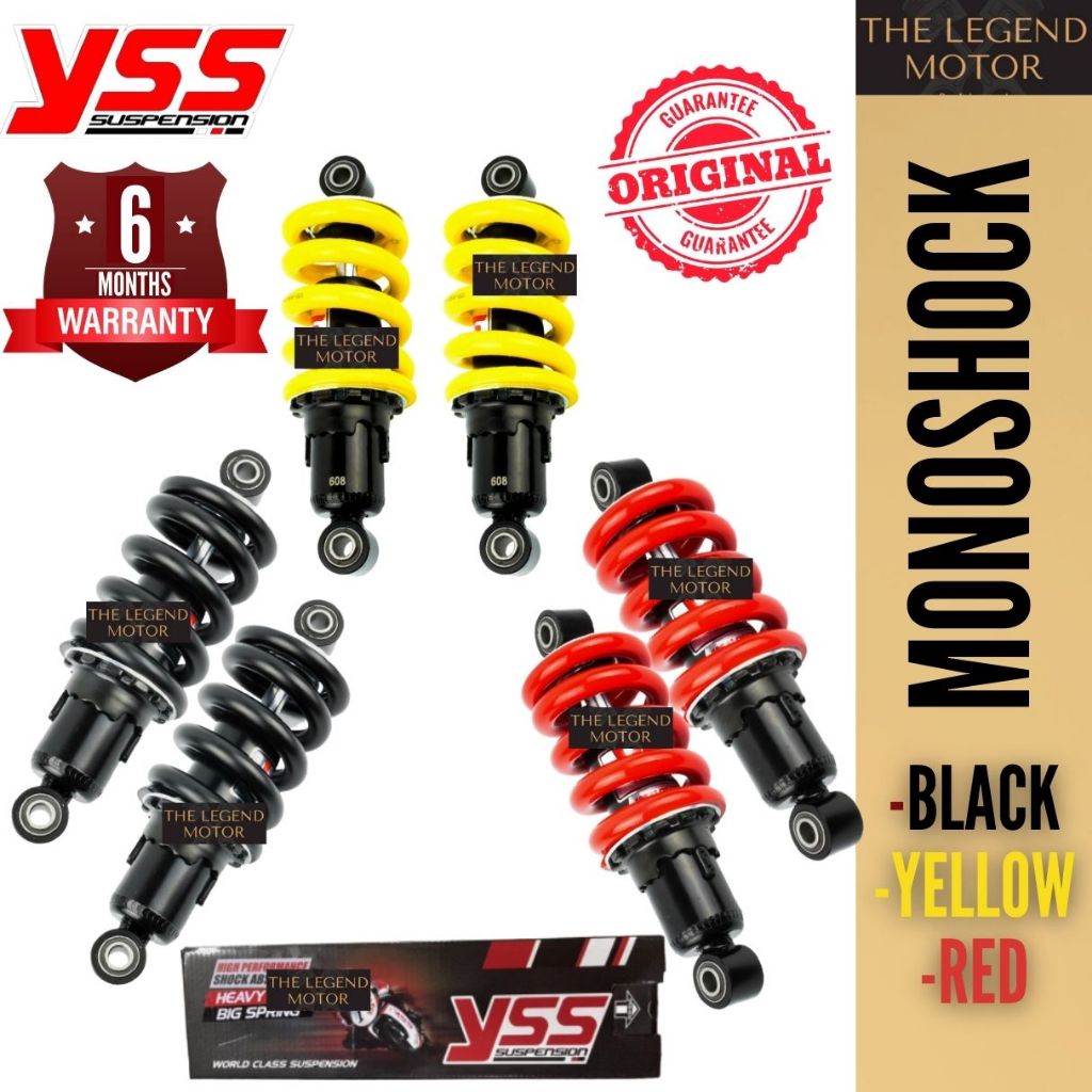 Y15ZR LC135 Y16ZR FZ150 TZM R25 RSX ZX250 DINAMIK KLX150 RGV Monoshock Absorber มาตรฐาน YSS Mono