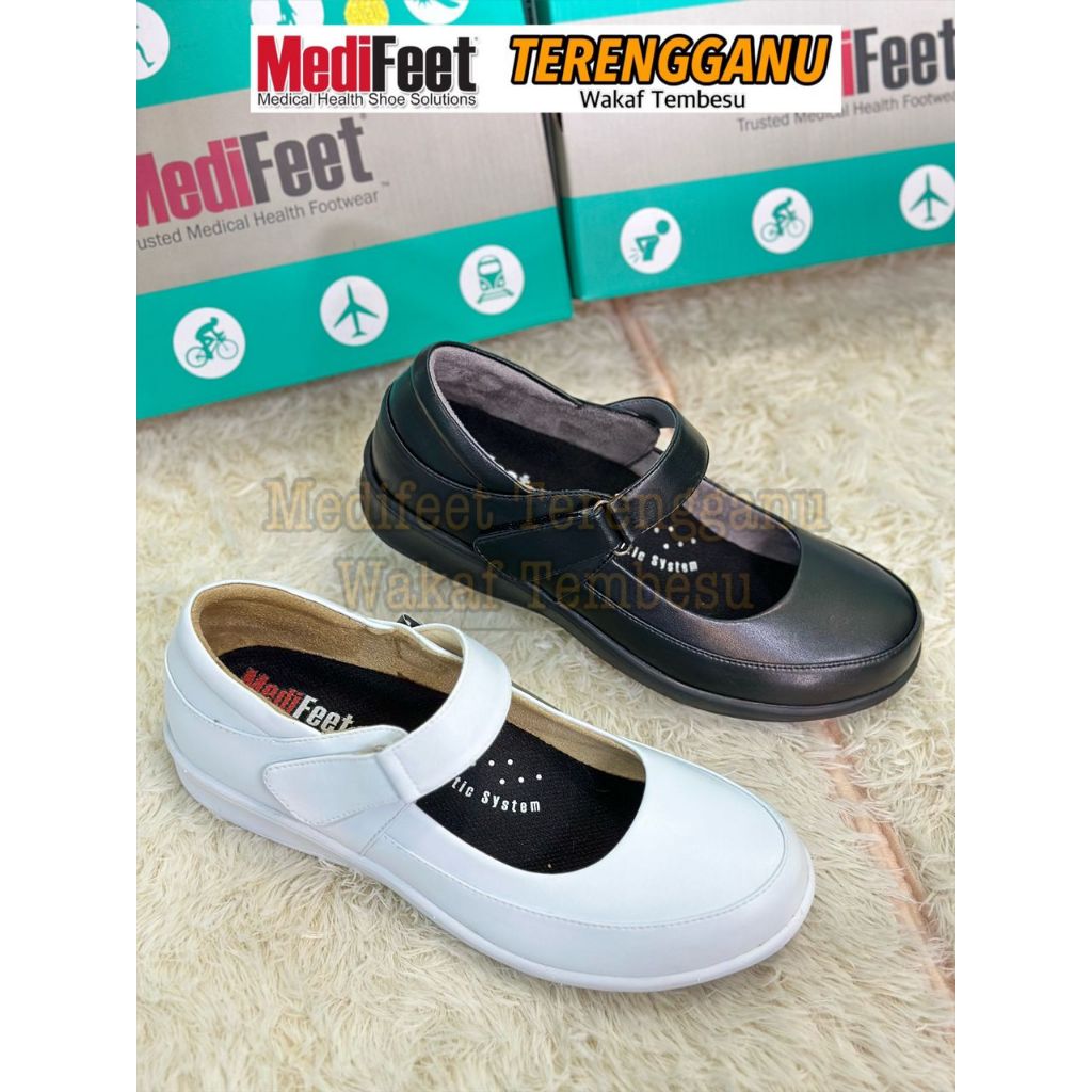 MEDIFEET MP123 BIOWALK ULTRALITE UNIFORM NURSE SHOE รองเท้าเพื่อสุขภาพทางการแพทย์ (Kasut Kesihatan )