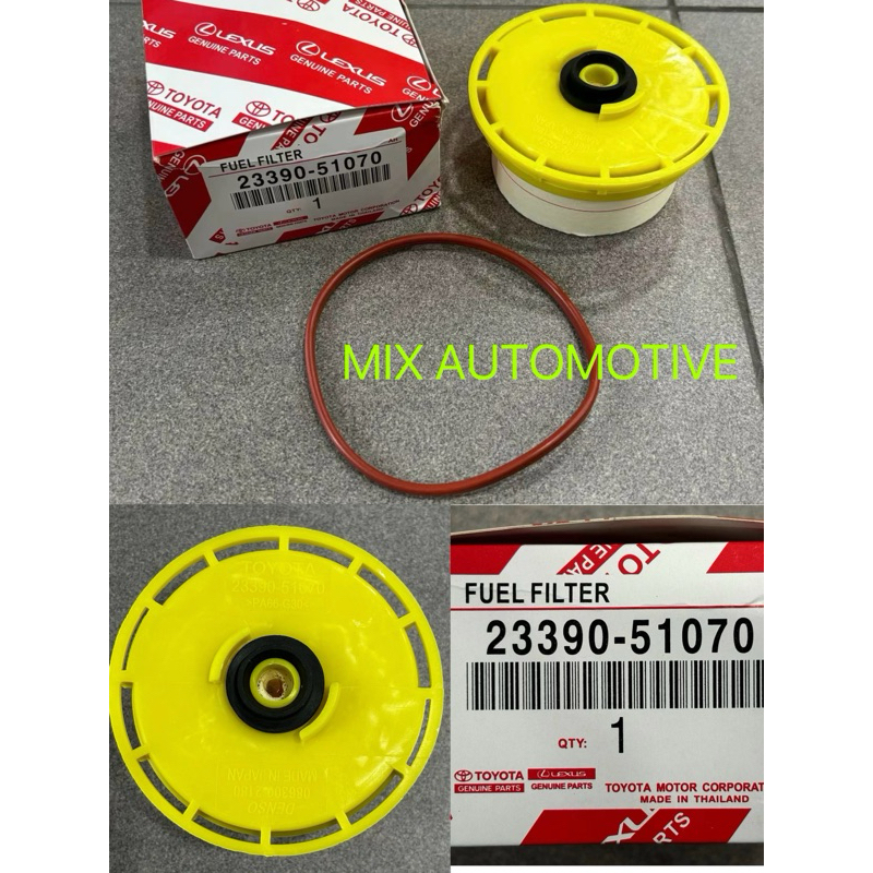 TOYOTA LAND CRUISER 200 VDJ200 UZJ200 LEXUS LX 450D LX450 FUEL FILTER ดีเซลกรอง 23390-51070