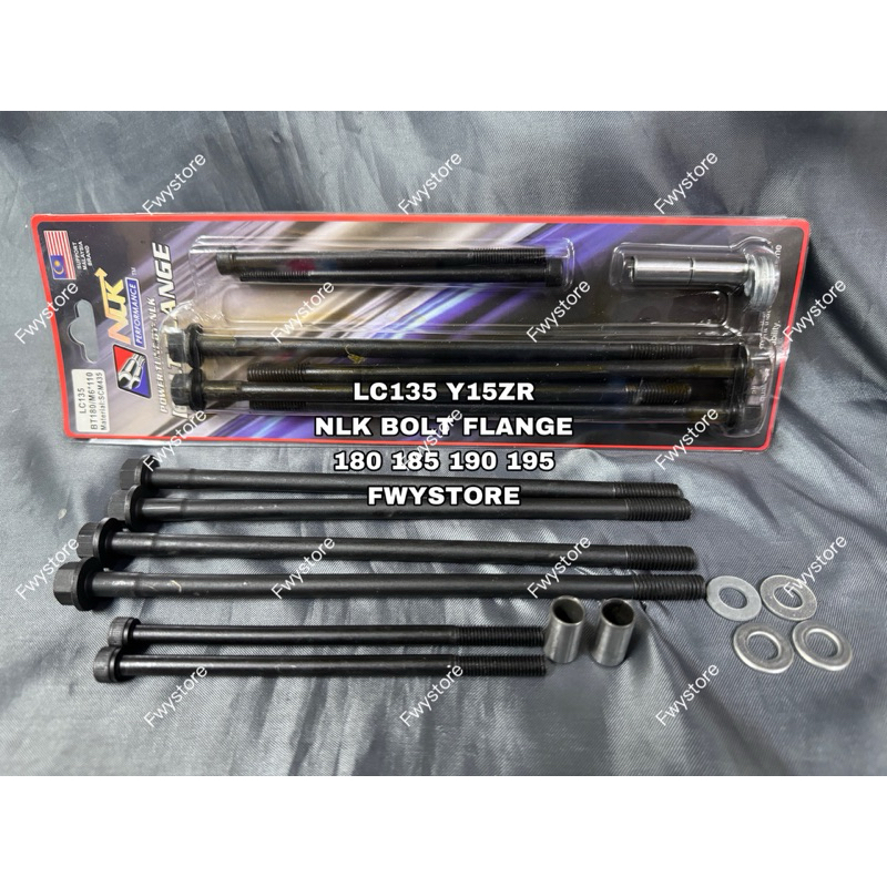 Lc135 Y15ZR NLK BOLT STUD JACKROD BOLT FLANGE 180 มม. 190 มม. 195 มม. JACK ROD BOLT