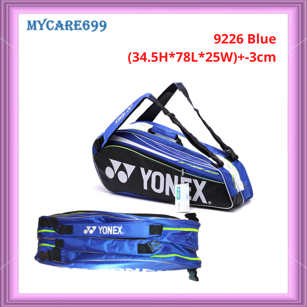 Yonex กระเป๋าแบดมินตันแร็กเก็ต Bagpack กระเป๋าเป้สะพายหลังความร้อน 9226 กระเป๋า (2 ช่อง + กระเป๋าเป้