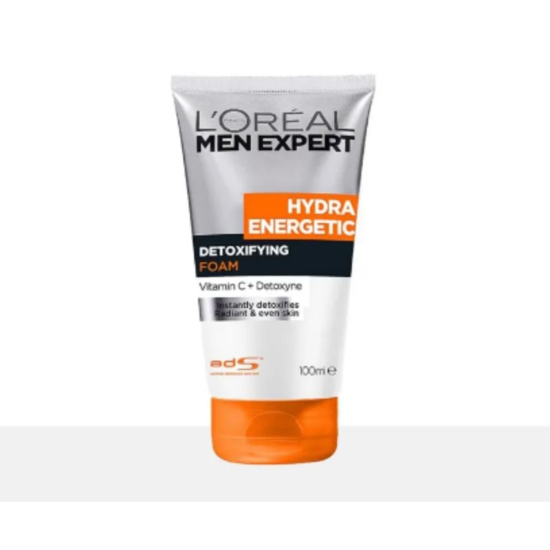 Loreal Paris Men Expert Hydra Energetic Detoxifying คลีนซิ่งโฟม 100ml