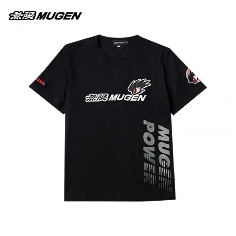 เสื้อยืด Mugen Power สีดํา