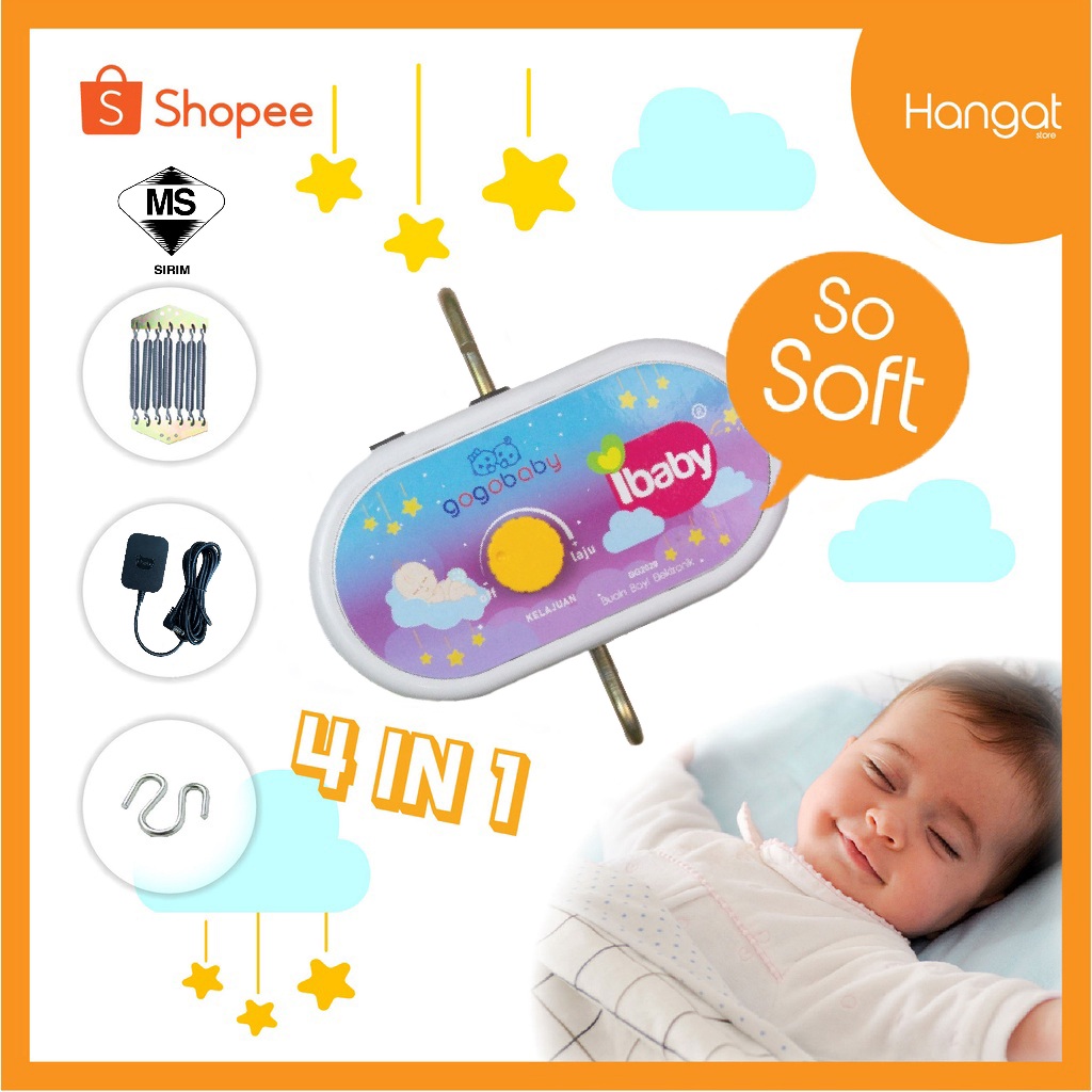 Ibaby gogo baby เปลเด็กไฟฟ้า Sirim /เปลเด็กพร้อม SIRIM