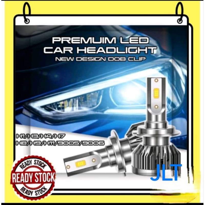 C6 หรือรุ่นอัพเกรด V6 6000K ไฟหน้า LED หมอก H1 H3 H4 H7 H8 H11 9005&9006