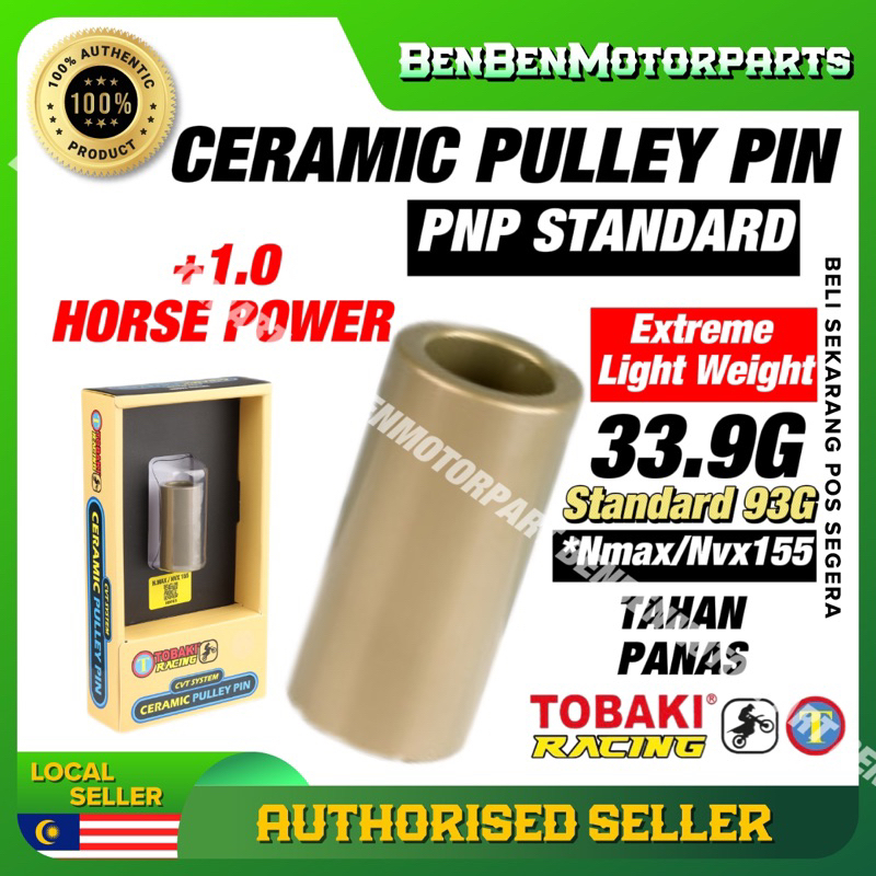 Tobaki CVT SYSTEM CERAMIC PULLEY PIN RACING EGO NMAX NVX155 VARI0150 EGOS FI